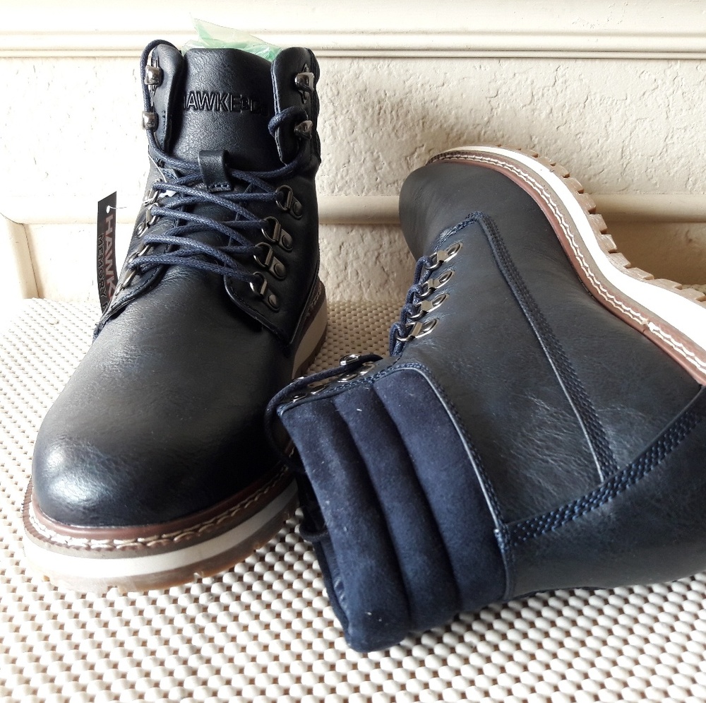 Hawke & Co men's leather boots